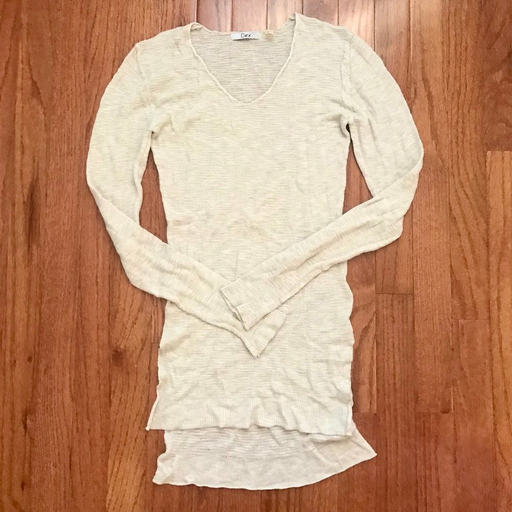 Dex Cream White Long Sleeve